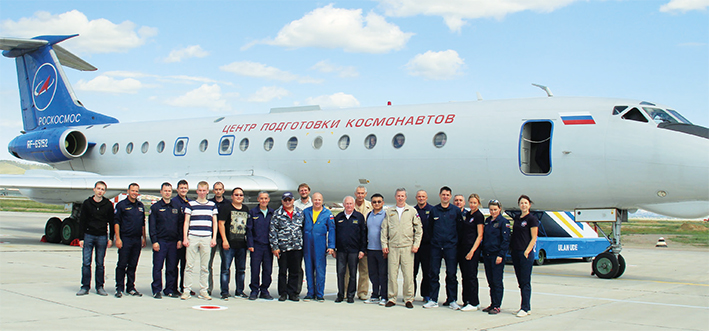 Совместный полет с кос- монавтами Роскосмоса на ТУ-134 ЛК для проведения муль- тиспектральных съемок природ- ных объектов, 2018 г.
